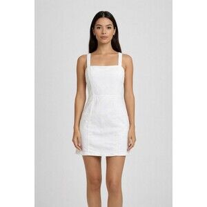 Lulu’s Mini Dress Cutout Bodycon Mini Dress White Size XS Party Sexy 100%cotton